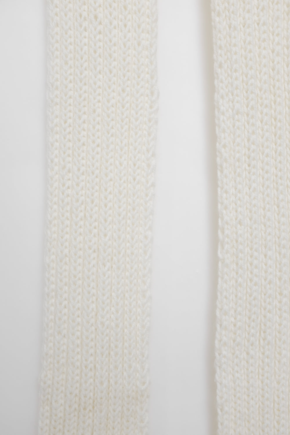 HANDMADE OFF WHITE CHUNKY KNIT SCARF
