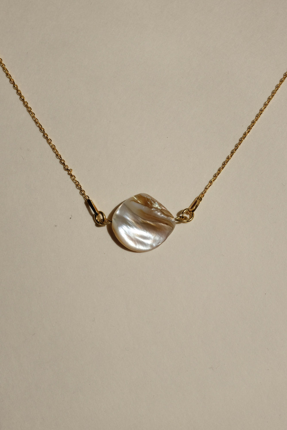 0015_SHELL 925 GOLD NECKLACE
