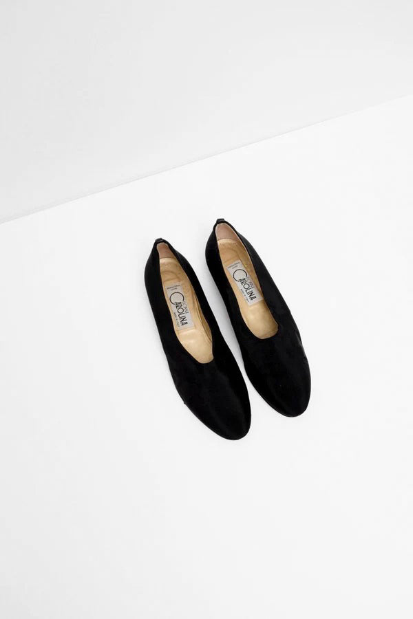 BLACK JAPANESE STYLE BALLERINAS 39