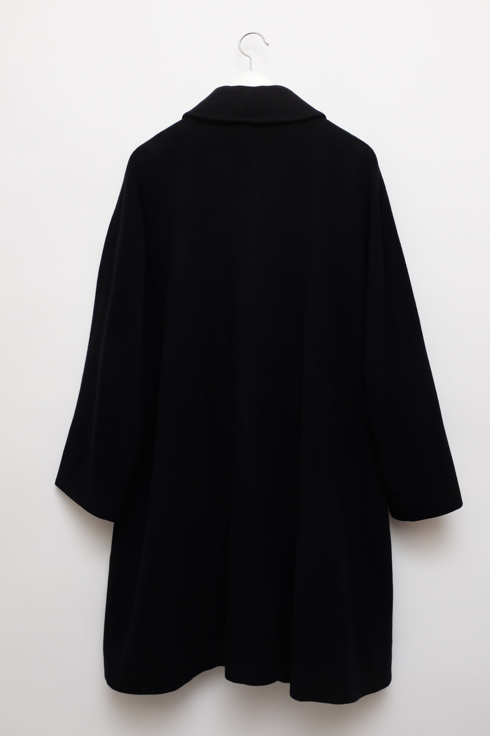 PURE CASHMERE BLACK OVERSIZE COAT