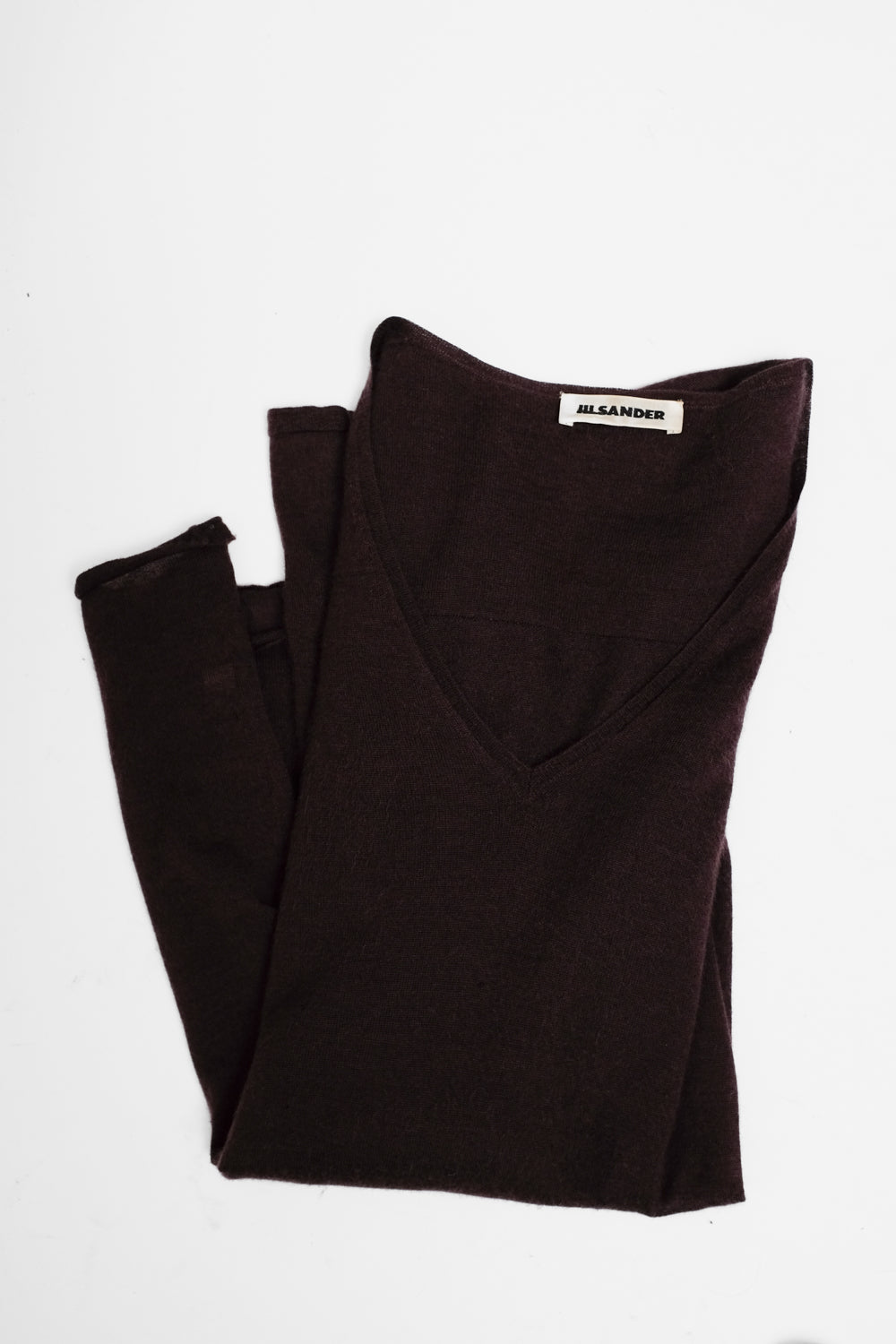 JIL SANDER PURE CASHMERE ONE ARM SWEATER