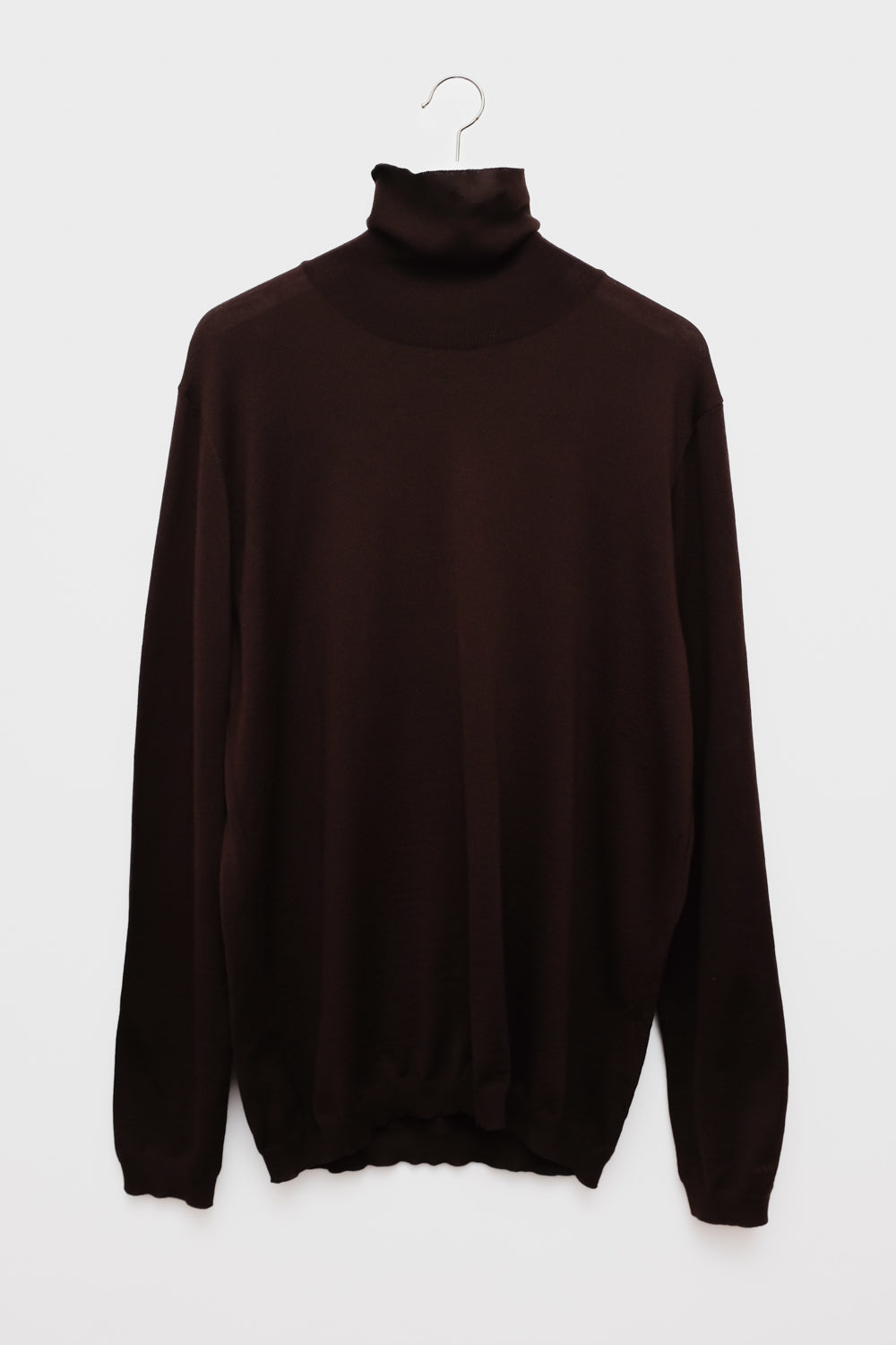 PURE WOOL BROWN TURTLE JOOP SWEATER