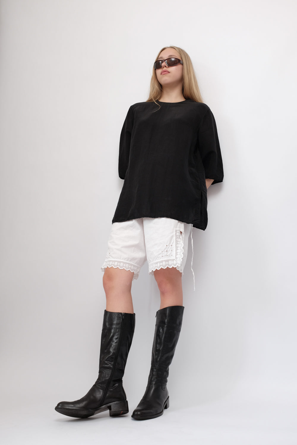 PURE COTTON LACE ANITQUE VINTAGE SHORTS