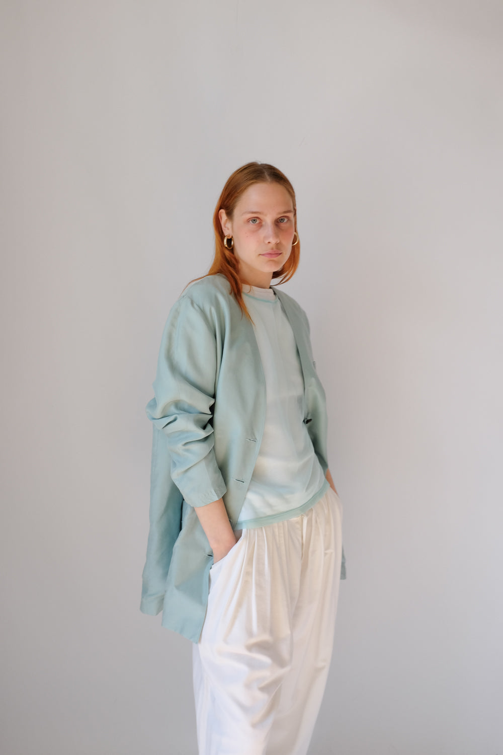 STRENESSE PALE BLUE LUCID TOP