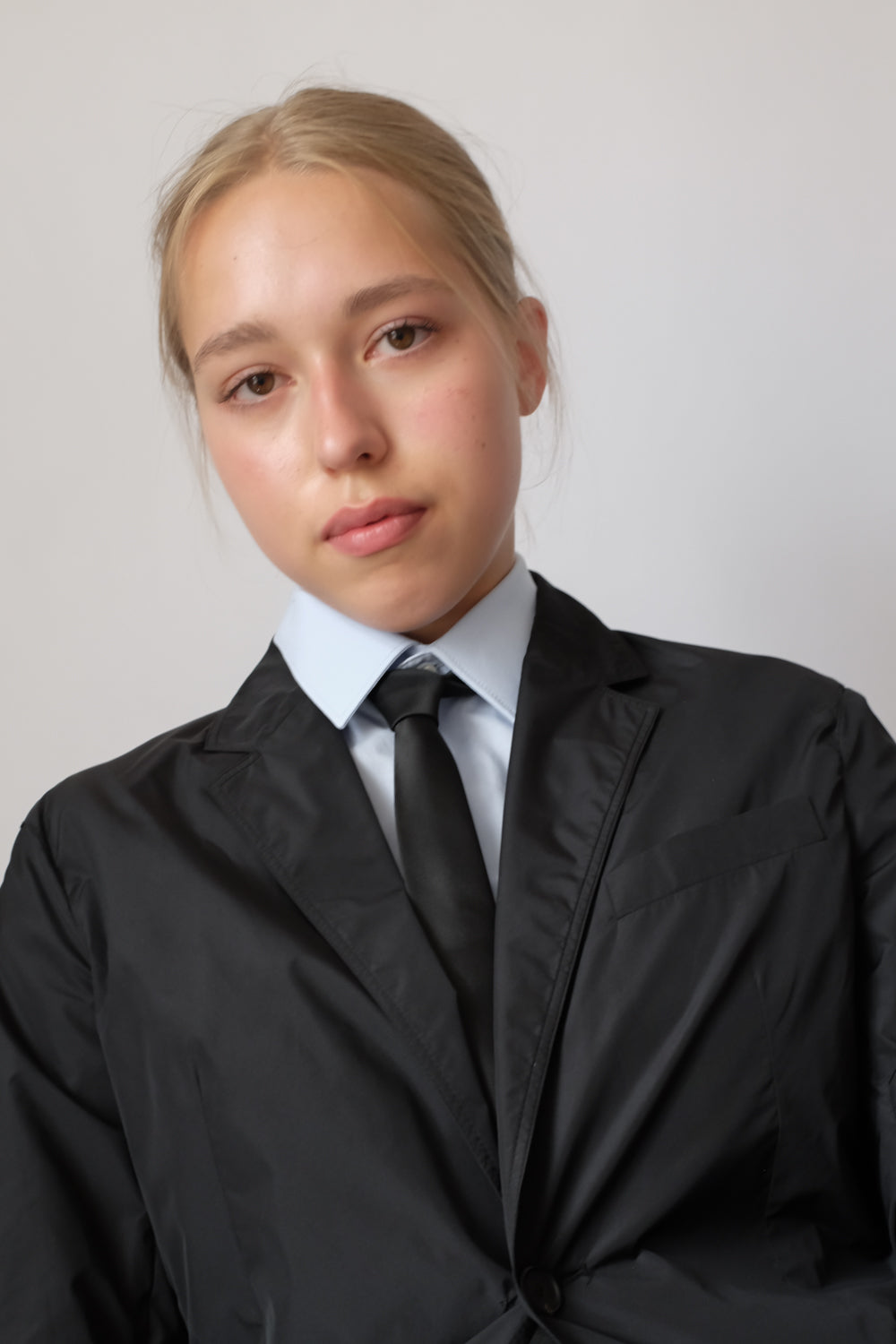 JIL SANDER VINTAGE BLACK TECHNICAL BLAZER