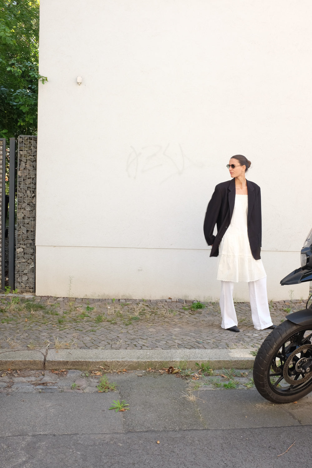 BLACK VINTAGE STRUCTURE BLAZER