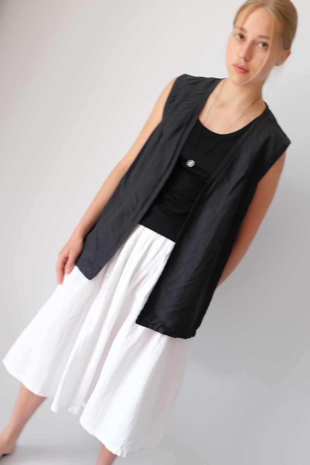 PURE SILK VINTAGE VEST