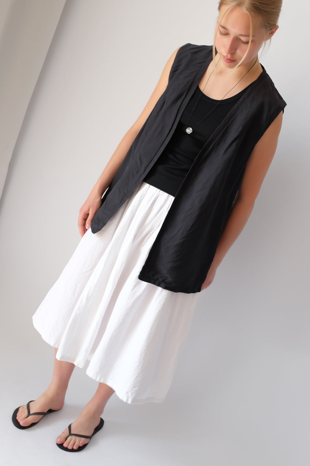 PURE SILK VINTAGE VEST