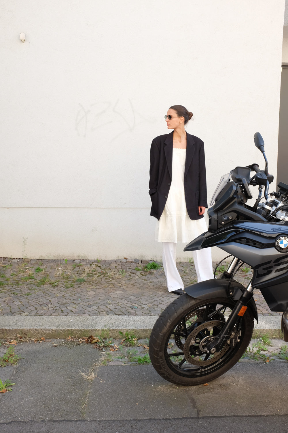 BLACK VINTAGE STRUCTURE BLAZER