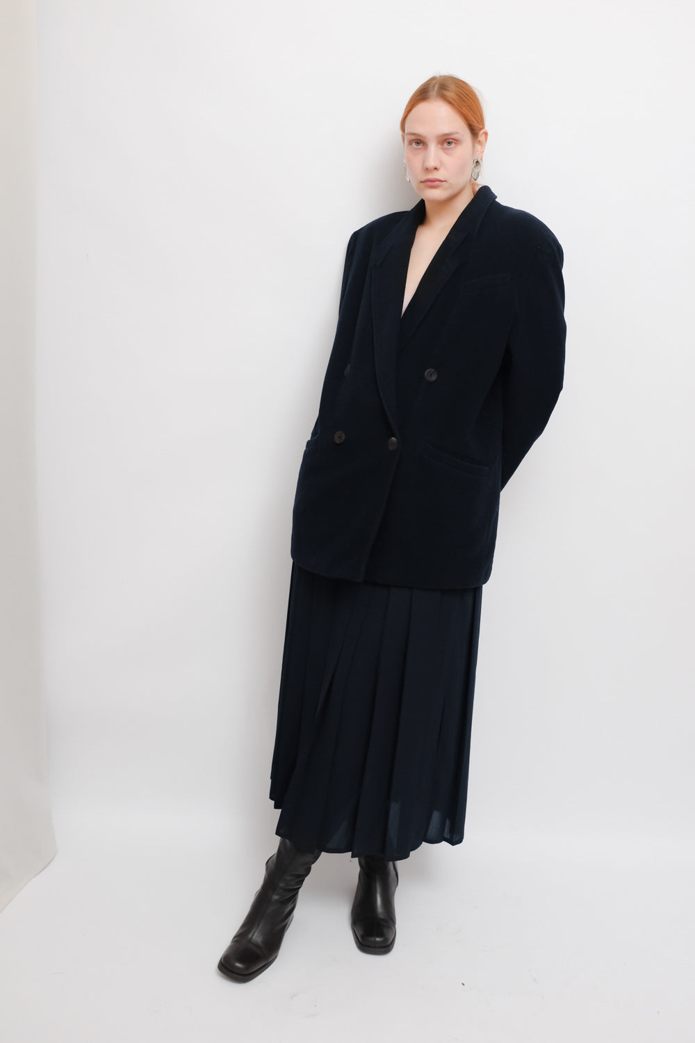 CASHMERE WOOL BLAZER JACKET