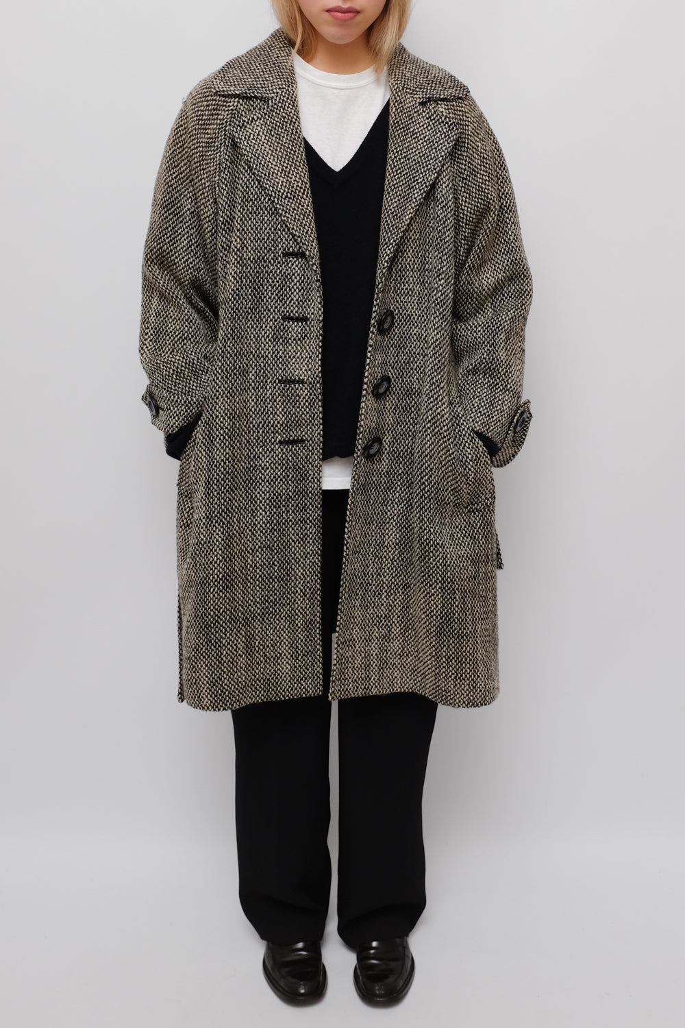 YSL VINTAGE YVES SAINT LAURENT WOOL COAT