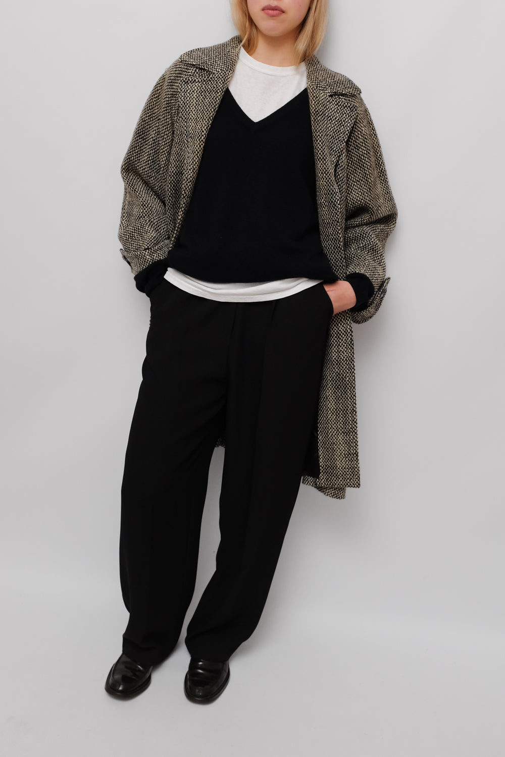 YSL VINTAGE YVES SAINT LAURENT WOOL COAT