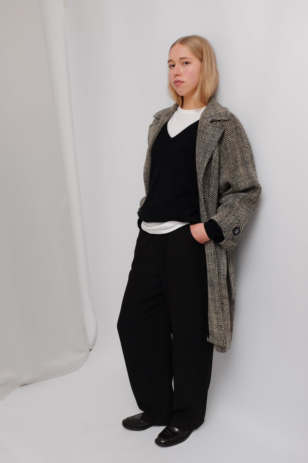 YSL VINTAGE YVES SAINT LAURENT WOOL COAT