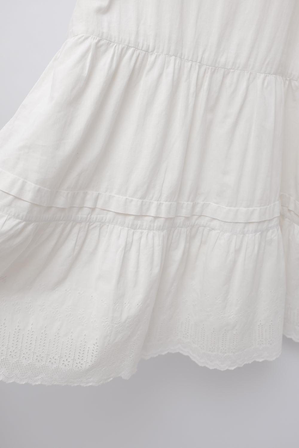 PURE COTTON LAYER VINTAGE LACE DRESS