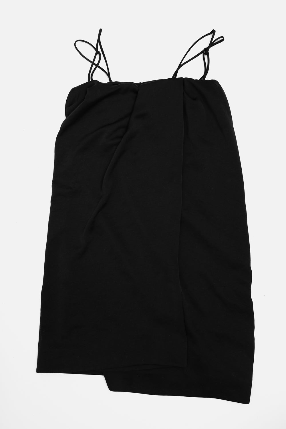 ACNE VINTAGE SATIN WRAP SLIP DRESS