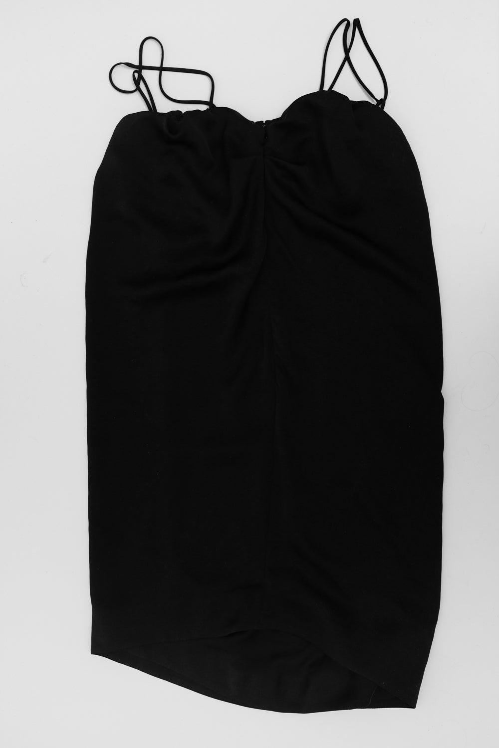 ACNE VINTAGE SATIN WRAP SLIP DRESS