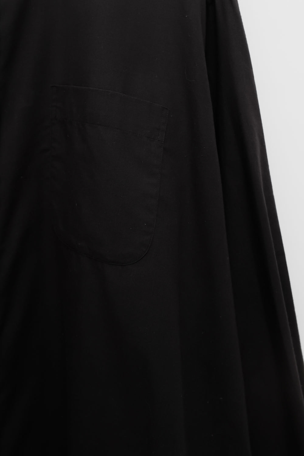 COTTON BLACK OVERSIZE SHIRT