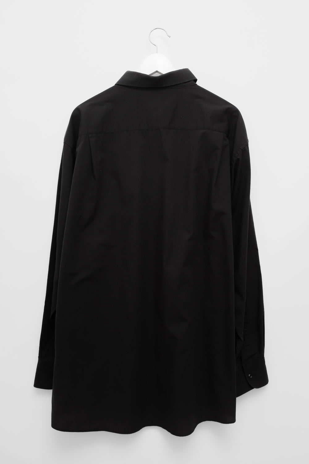 COTTON BLACK OVERSIZE SHIRT
