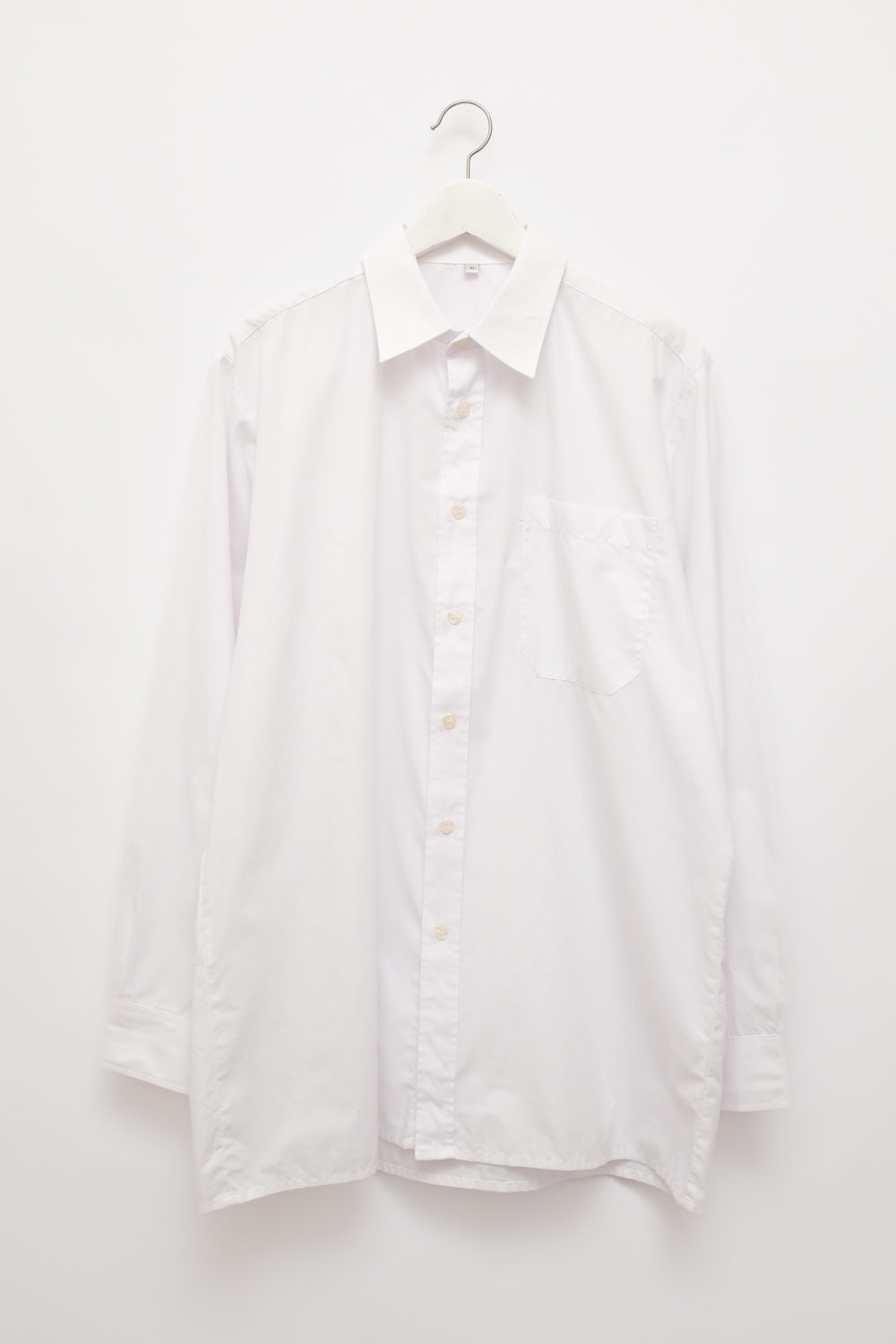 VINTAGE WHITE CLEAN OVERSIZE SHIRT