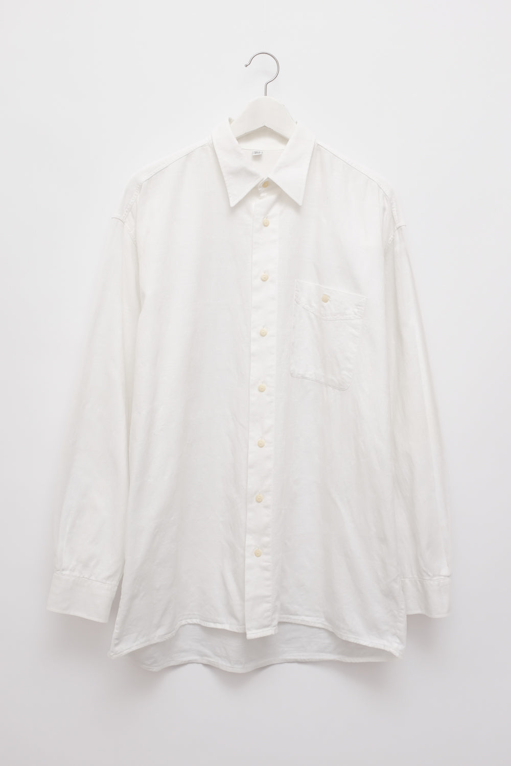 PURE COTTON DETAILS VINTAGE WHITE SHIRT