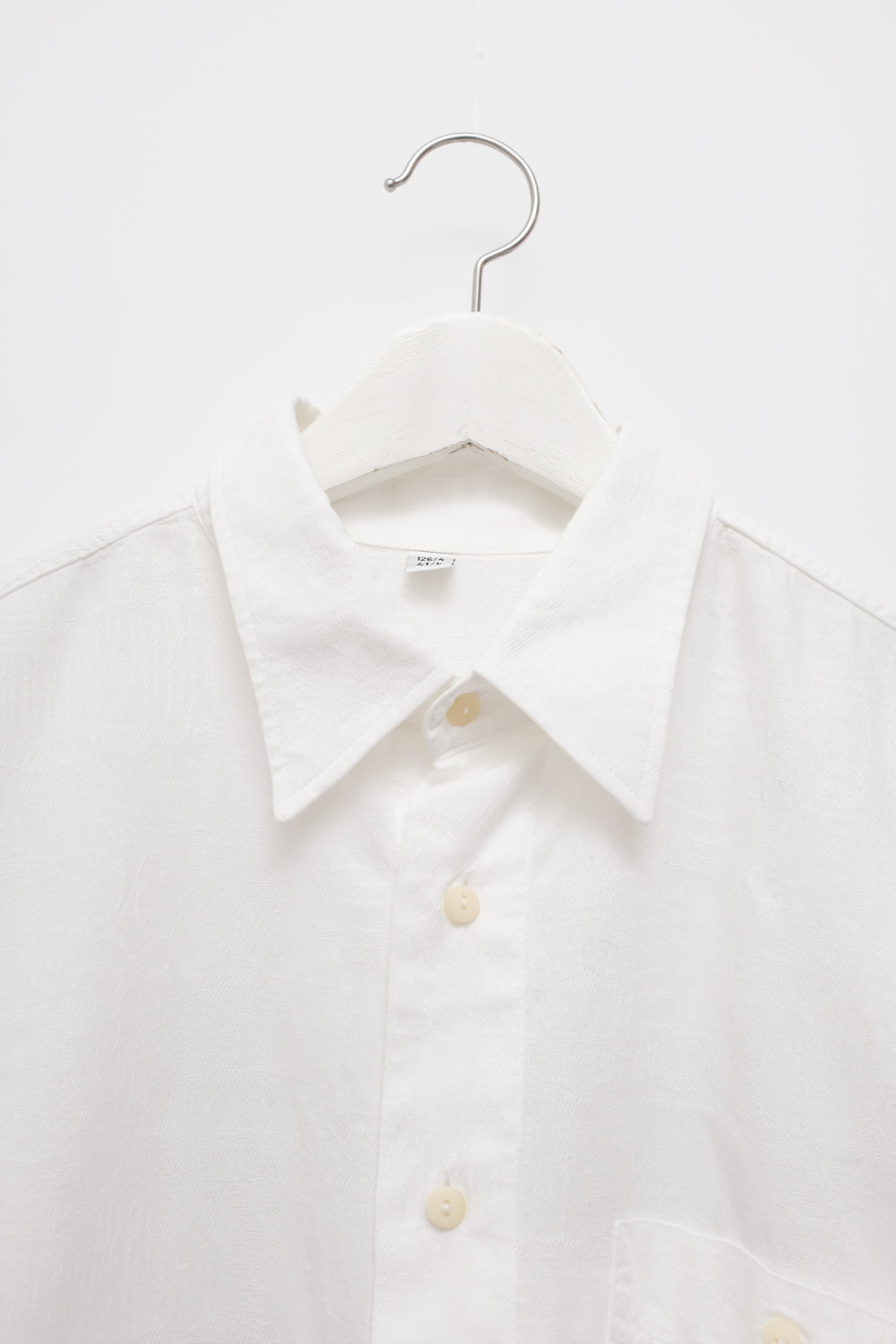 PURE COTTON DETAILS VINTAGE WHITE SHIRT