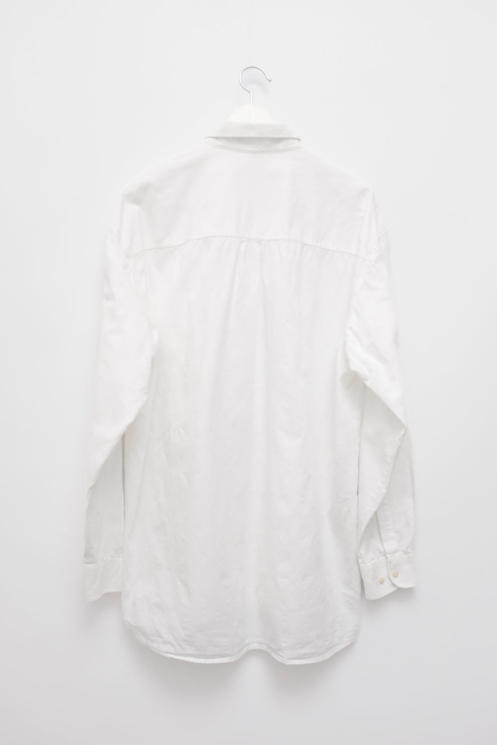 PURE COTTON DETAILS VINTAGE WHITE SHIRT