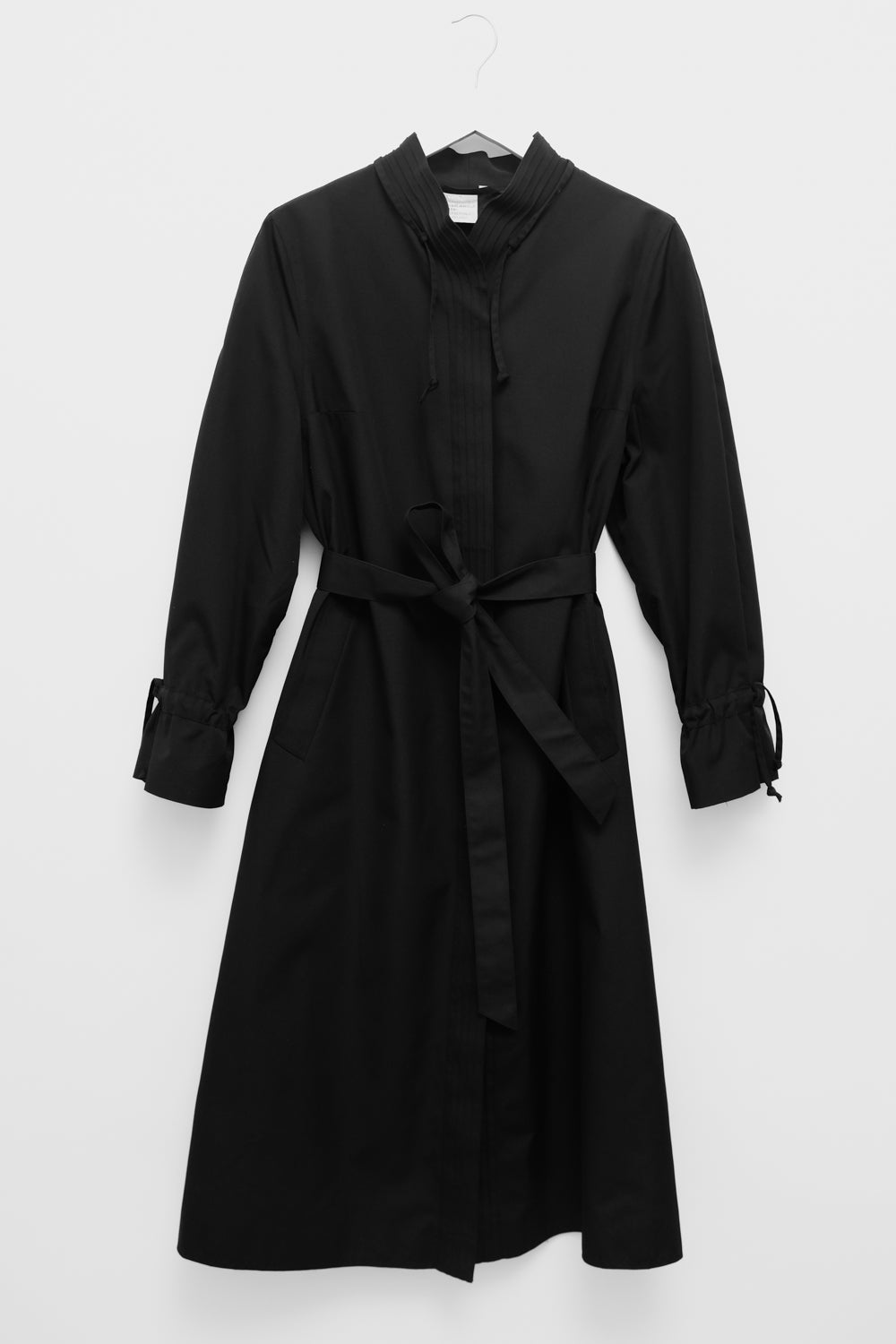 BLACK VINTAGE 1960 TRENCH COAT