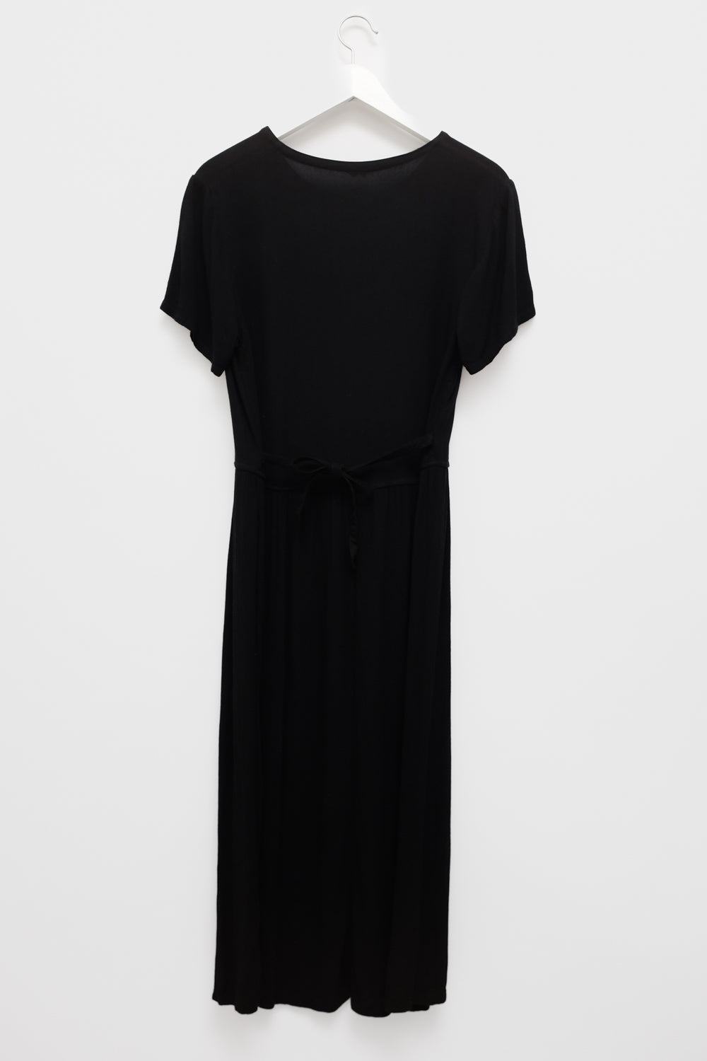 PURE COTTON BLACK MAXI VINTAGE DRESS