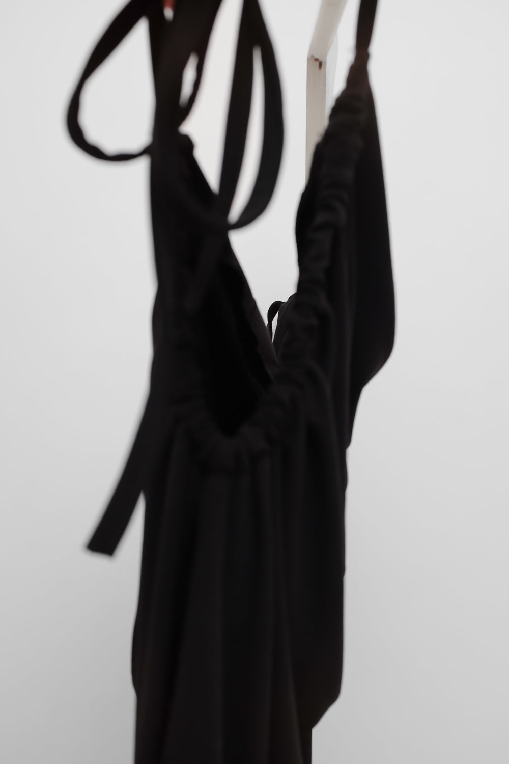 BLACK RUFFLES VINTAGE TOP