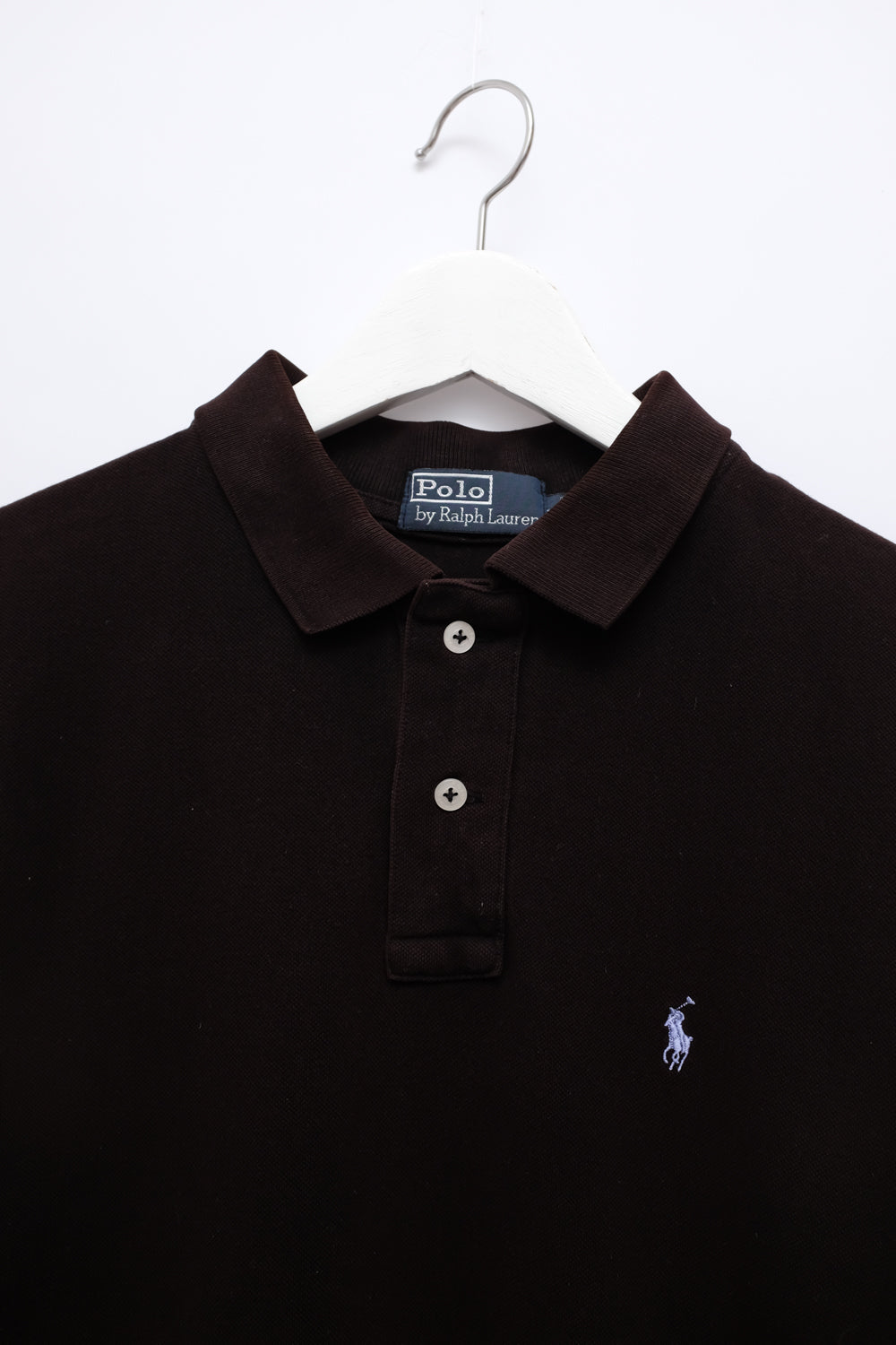 RALPH LAUREN VINTAGE BROWN POLO SHIRT