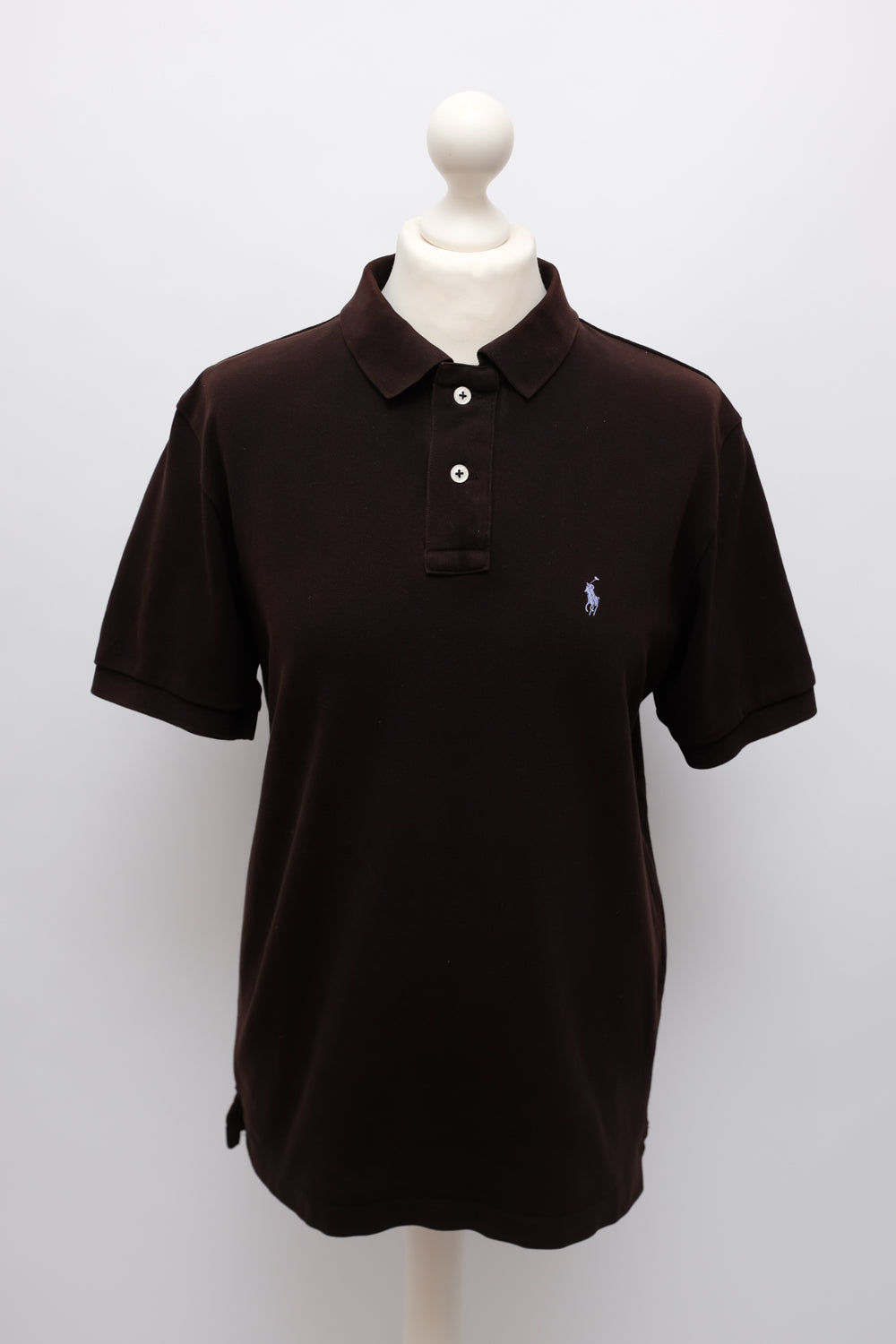 RALPH LAUREN VINTAGE BROWN POLO SHIRT