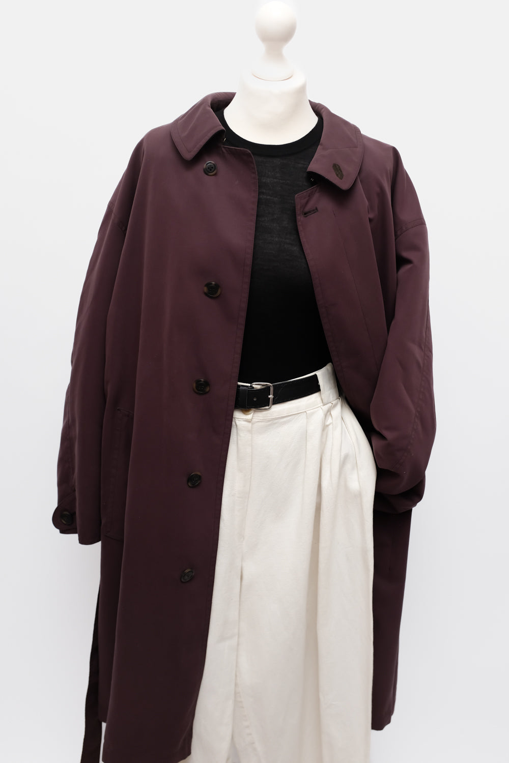 ALL SEASON BROWN VINTAGE TRENCH COAT