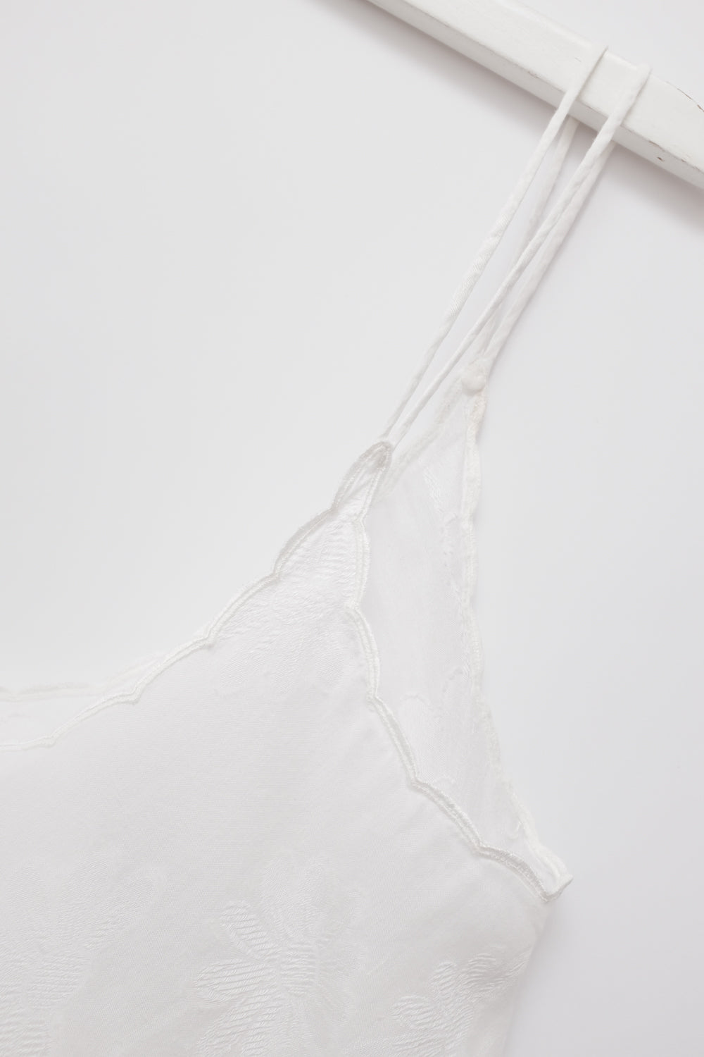 LA PERLA 1980 VINTAGE COTTON CAMISOLE TOP