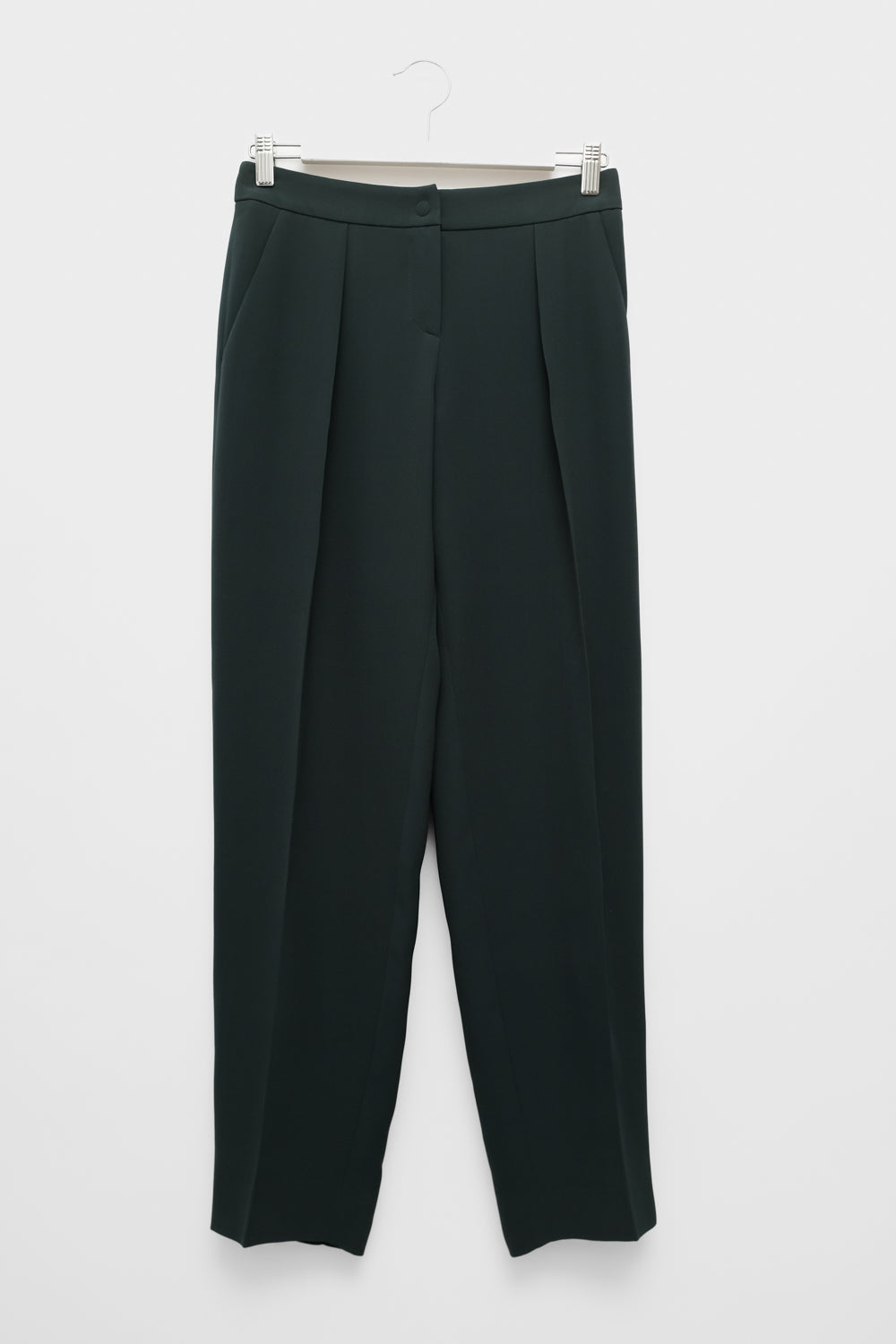 PURE SILK GIORGIO ARMANI VINTAGE GREEN PANTS