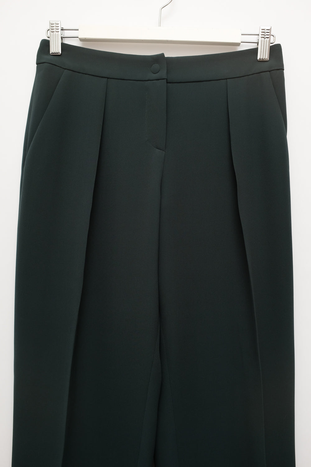 PURE SILK GIORGIO ARMANI VINTAGE GREEN PANTS