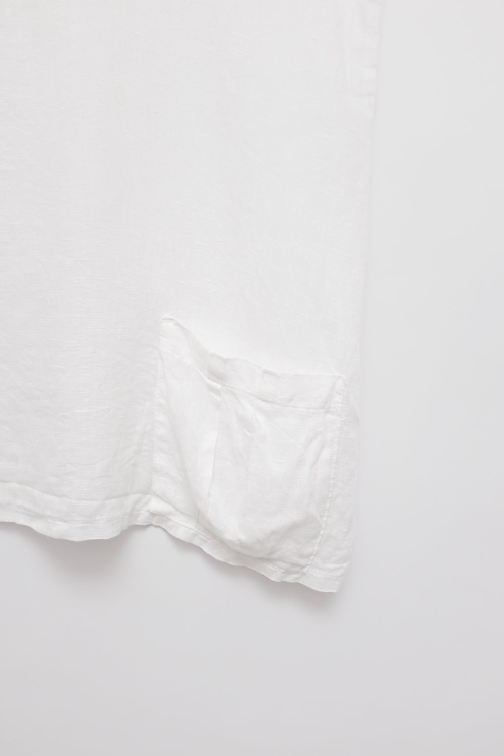 PURE LINEN LAYER WHITE OVERTANK