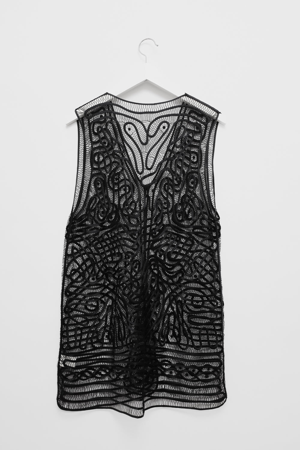 PURE SILK LUCID LACE VINTAGE VEST