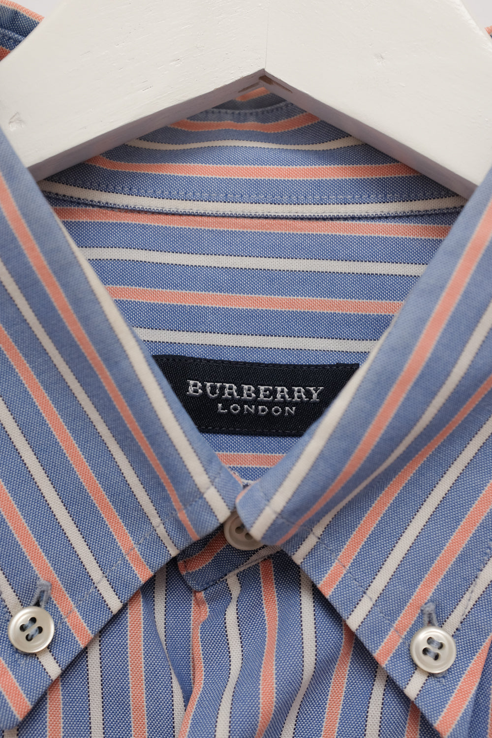 BURBERRY BLUE STRIPED OVERSIZE SHIRT