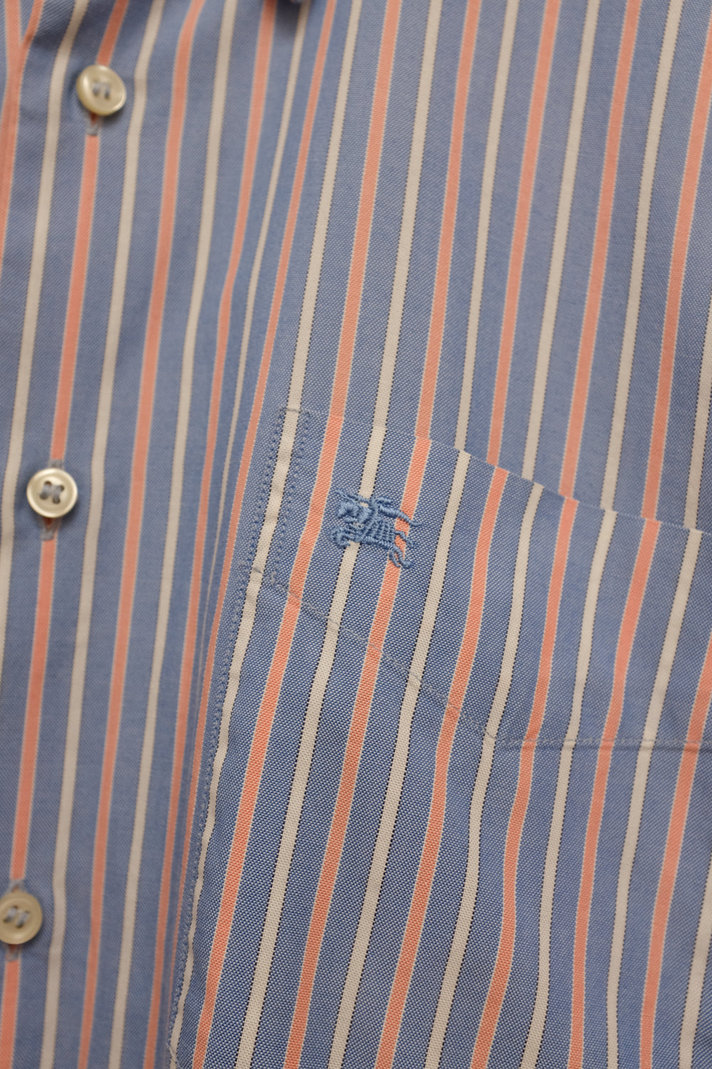 BURBERRY BLUE STRIPED OVERSIZE SHIRT