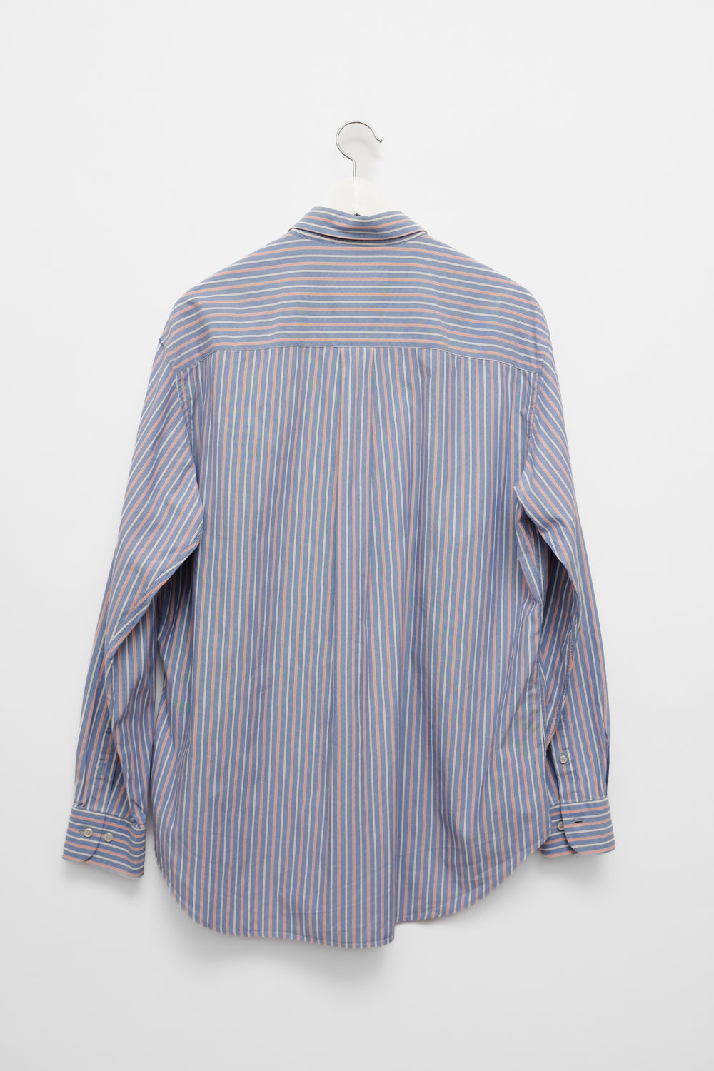 BURBERRY BLUE STRIPED OVERSIZE SHIRT