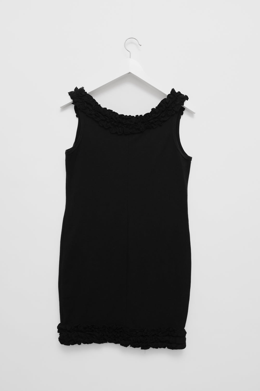 VINTAGE DKNY STRETCHY RUFFLES TANK DRESS