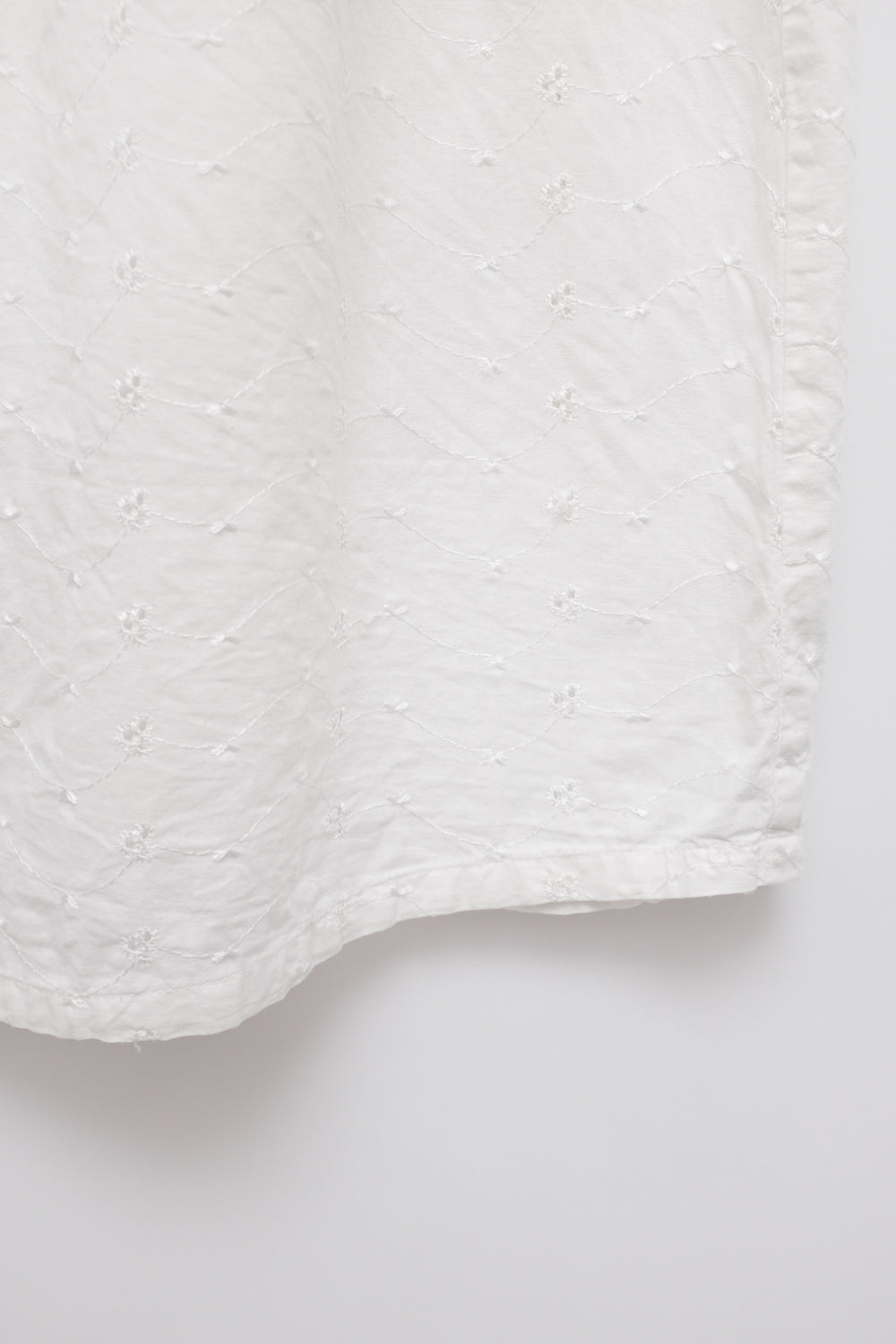 PURE COTTON LACE WHITE MAXI VINTAGE SKIRT