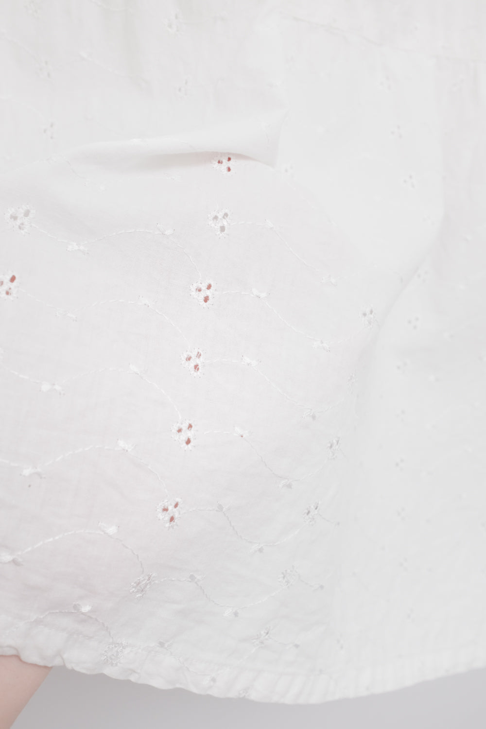 PURE COTTON LACE WHITE MAXI VINTAGE SKIRT