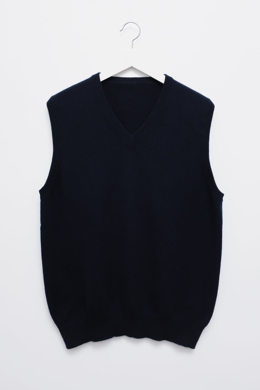 PURE CASHMERE NIGHTBLUE VEST TOP