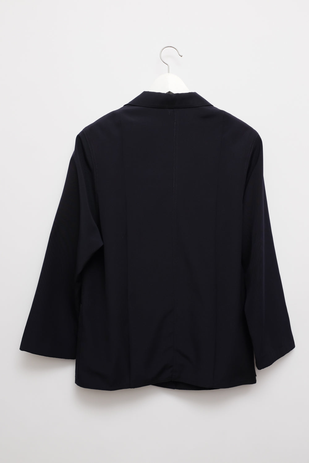 WOOL NAVY STRAIGHT VINTAGE BLAZER