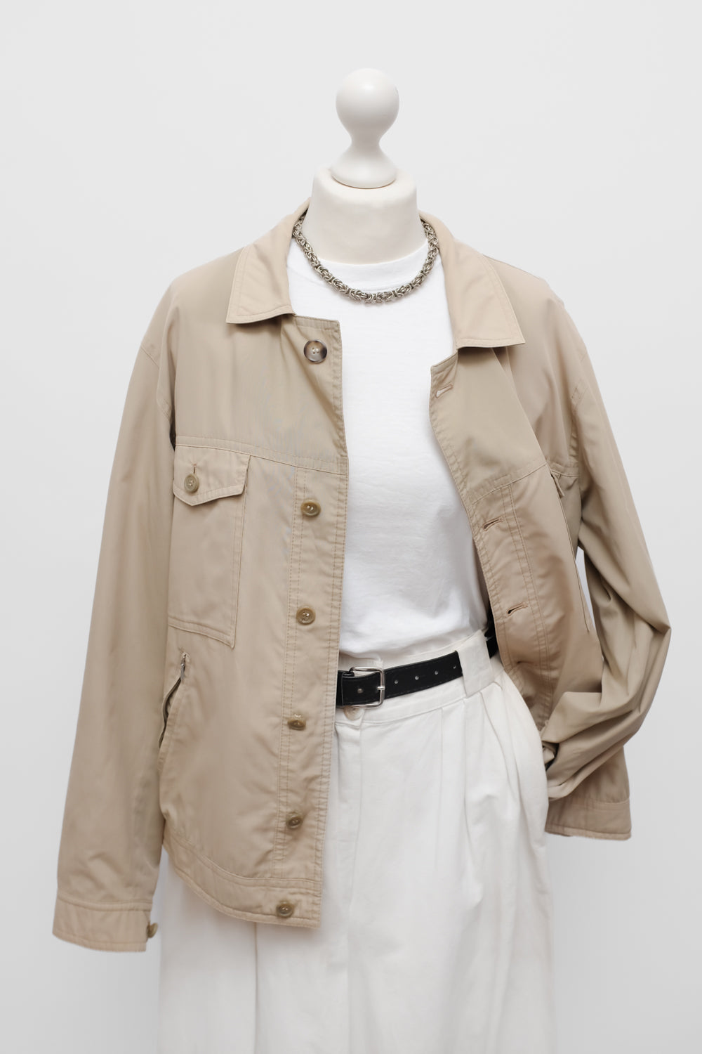 PURE COTTON OVERSIZE VINTAGE SUMMER BOMBER