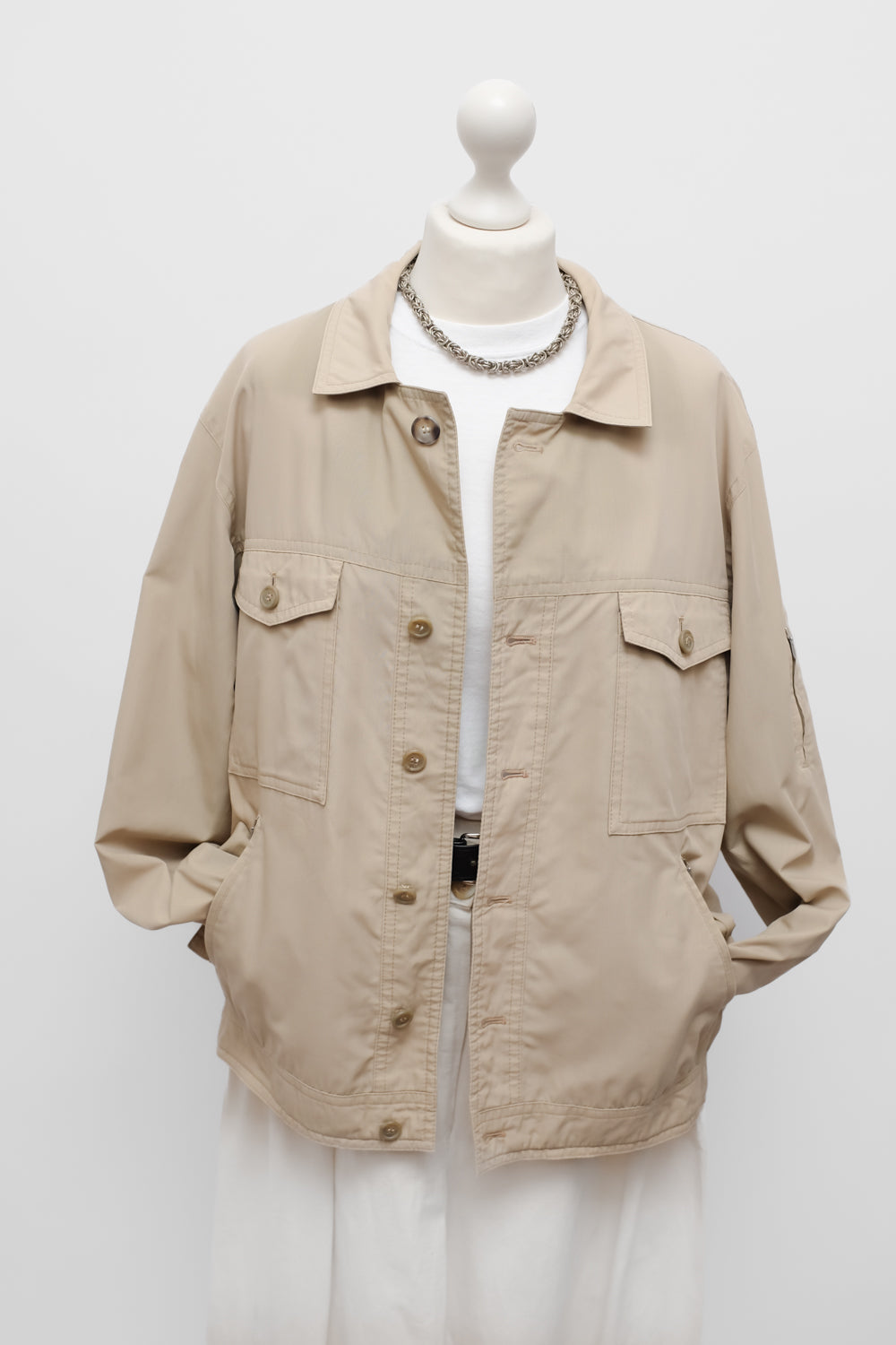 PURE COTTON OVERSIZE VINTAGE SUMMER BOMBER