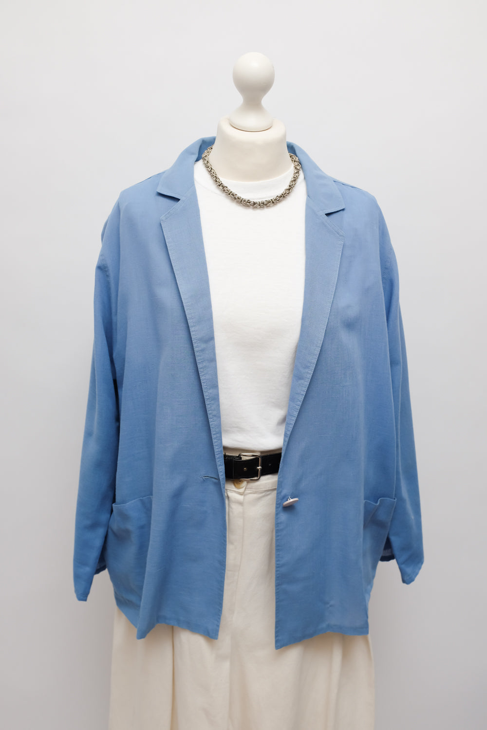 BLUE VINTAGE SUMMER BLAZER