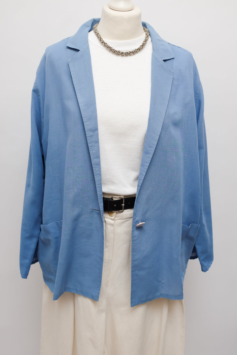 BLUE VINTAGE SUMMER BLAZER