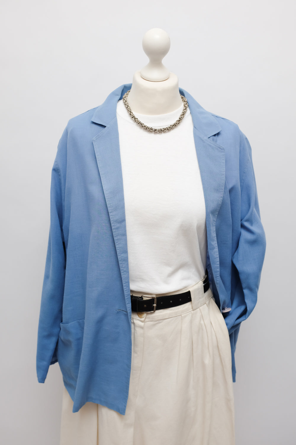 BLUE VINTAGE SUMMER BLAZER